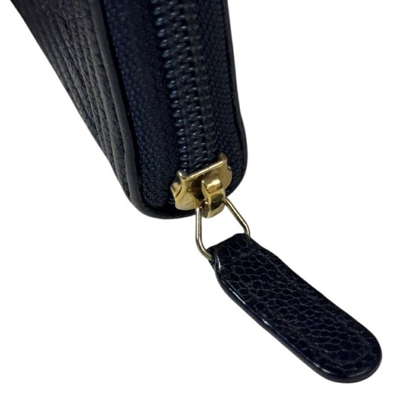 CHANEL Authentic Blue Leather Wallet - Picture 11 of 12